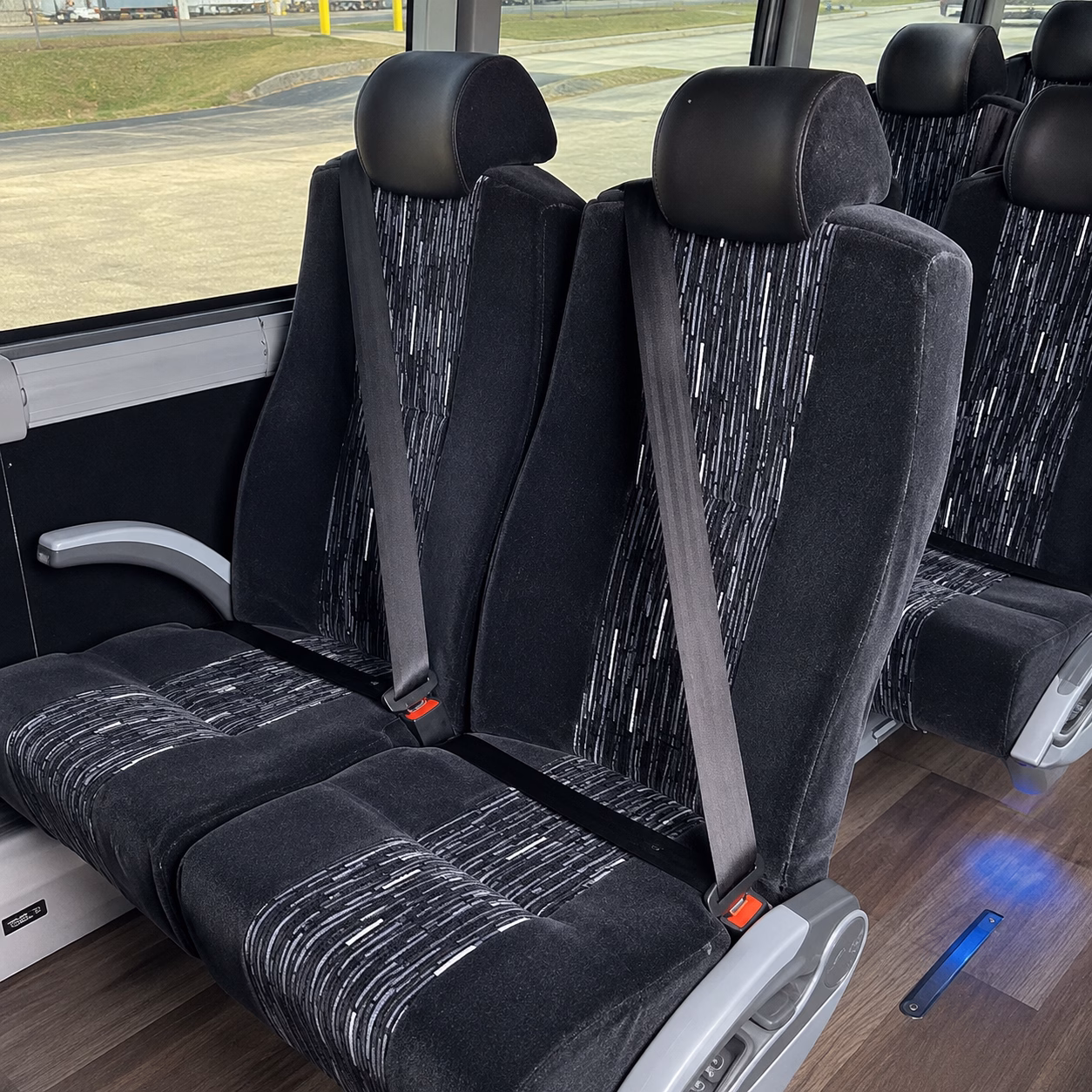 denver charter bus services interior