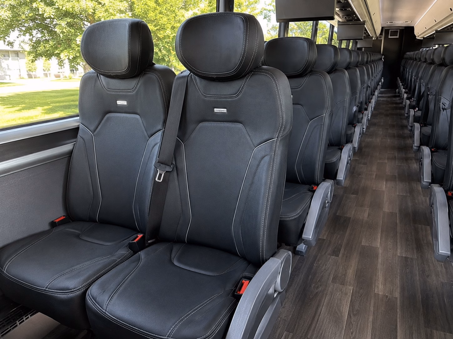 denver corporate event transportation onboard seating