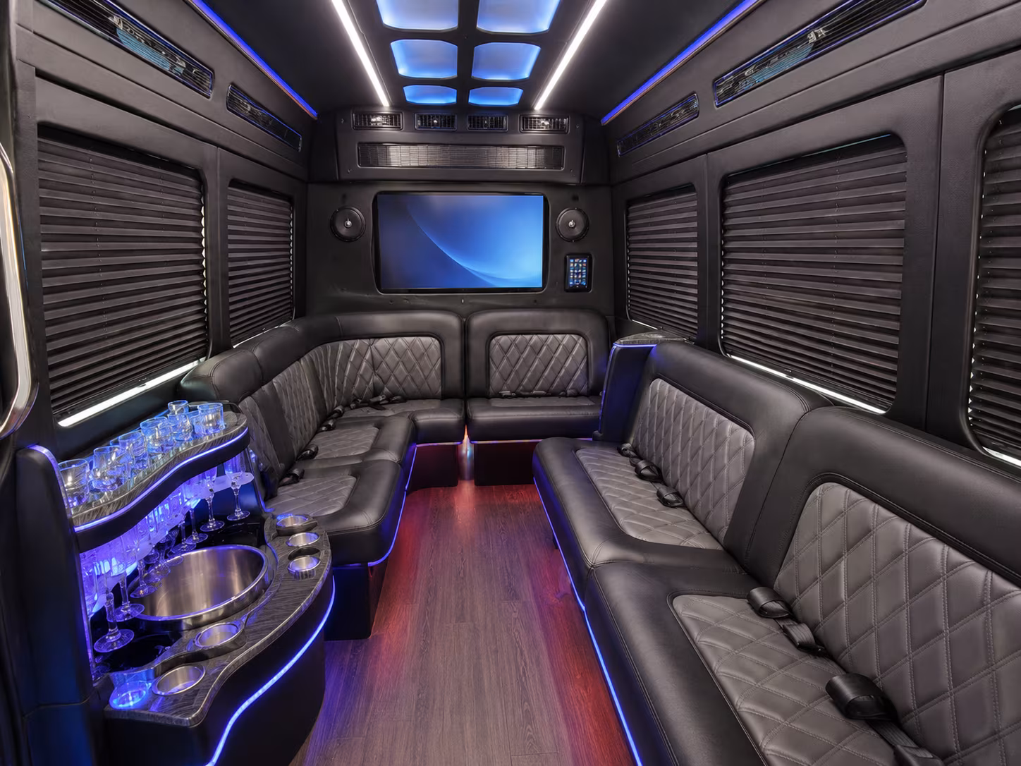 denver long distance transportation onboard seating