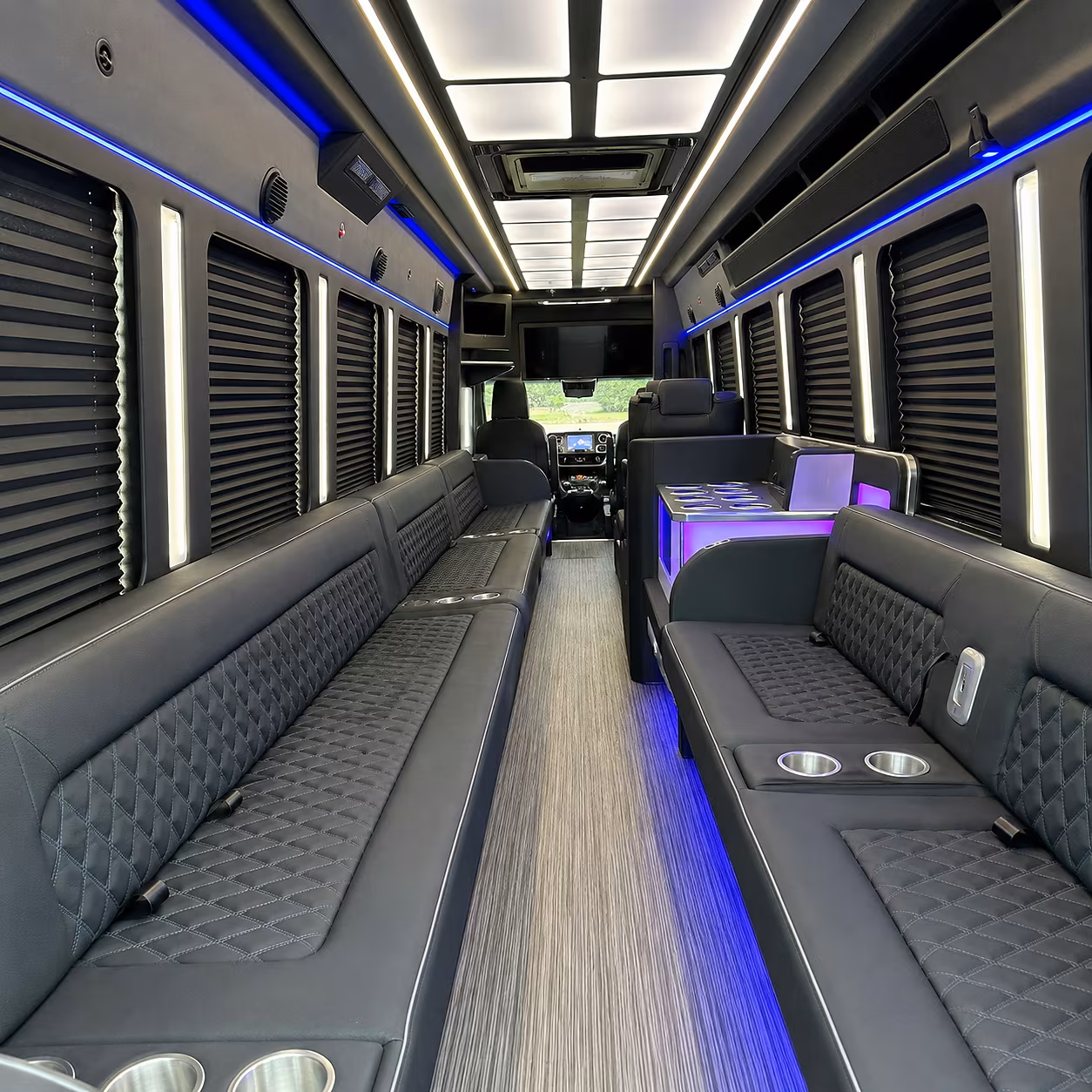 denver party bus rentals inside