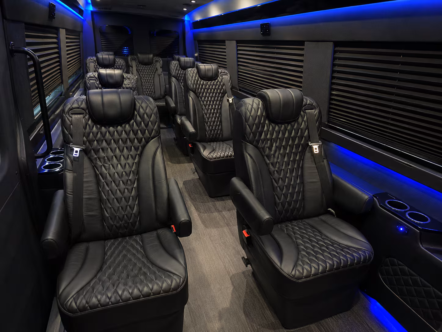 denver wedding transportation onboard seating