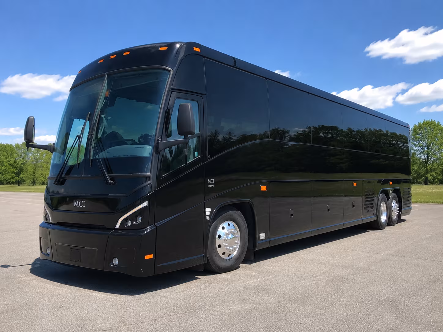 one bus takes your whole wedding party up to the mountains